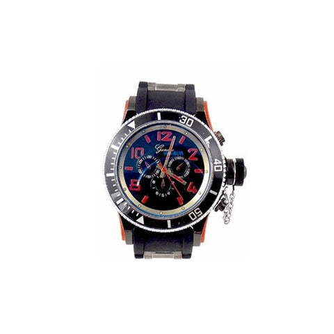 Red Black (Invicta Style) Watch